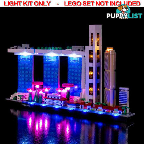 LIGHT KIT for LEGO Singapore 21057 - Light My Bricks - 754523893051