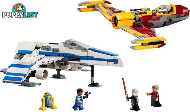 LEGO 75364 New Republic E-Wingâ„¢ vs. Shin Hatiâ€™s Starfighterâ„¢ - Star Wars - 5702017421452