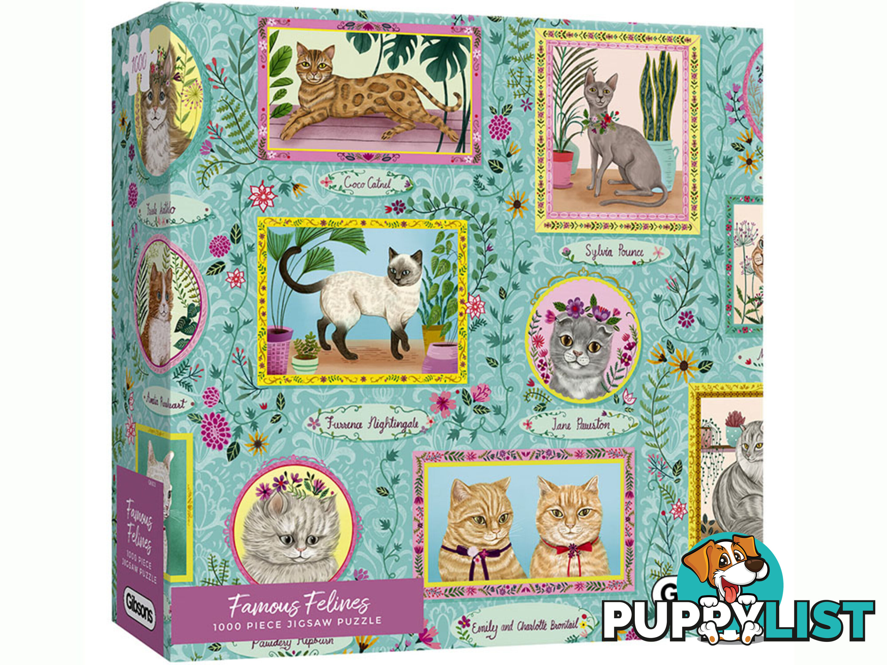 Gibsons - Famous Felines Jigsaw Puzzle 1000 Pieces - Jdgib066036 - 5012269066036