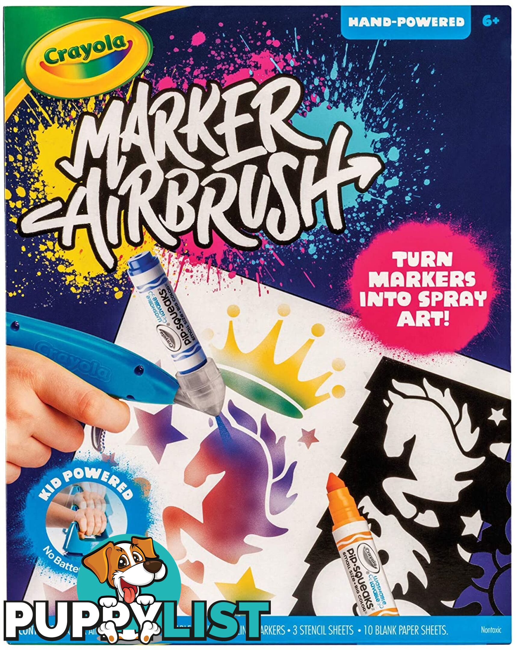 Crayola Marker Airbrush Kid Powered Airbrush Bs747374 - 71662073749