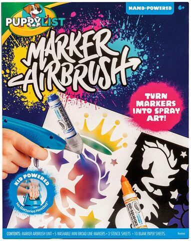 Crayola Marker Airbrush Kid Powered Airbrush Bs747374 - 71662073749