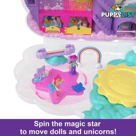 Polly Pocket - Rainbow Unicorn Playset Mattel - Mahkv51 - 194735109302