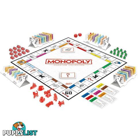 Monopoly Signature Collection Family Board Game Premium - Hbf50072840 - 195166193267