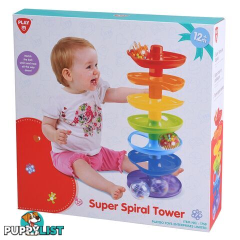 Super Spiral Tower Playgo Toys Ent. Ltd Art62141 - 4892401017581