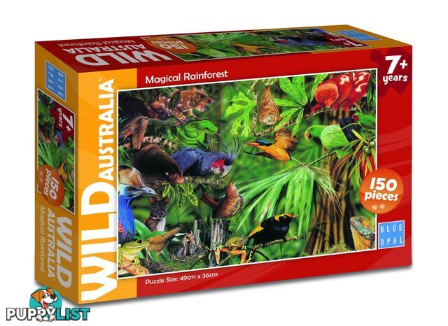 Blue Opal - Wild Aust Magical Rainforest Jigsaw Puzzle 150pc Bl01979 - 633793019791