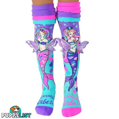 Madmia - Mermaid Seaworld Socks Kids & Adults Age 6y+- Mumm147 - 9355645001518