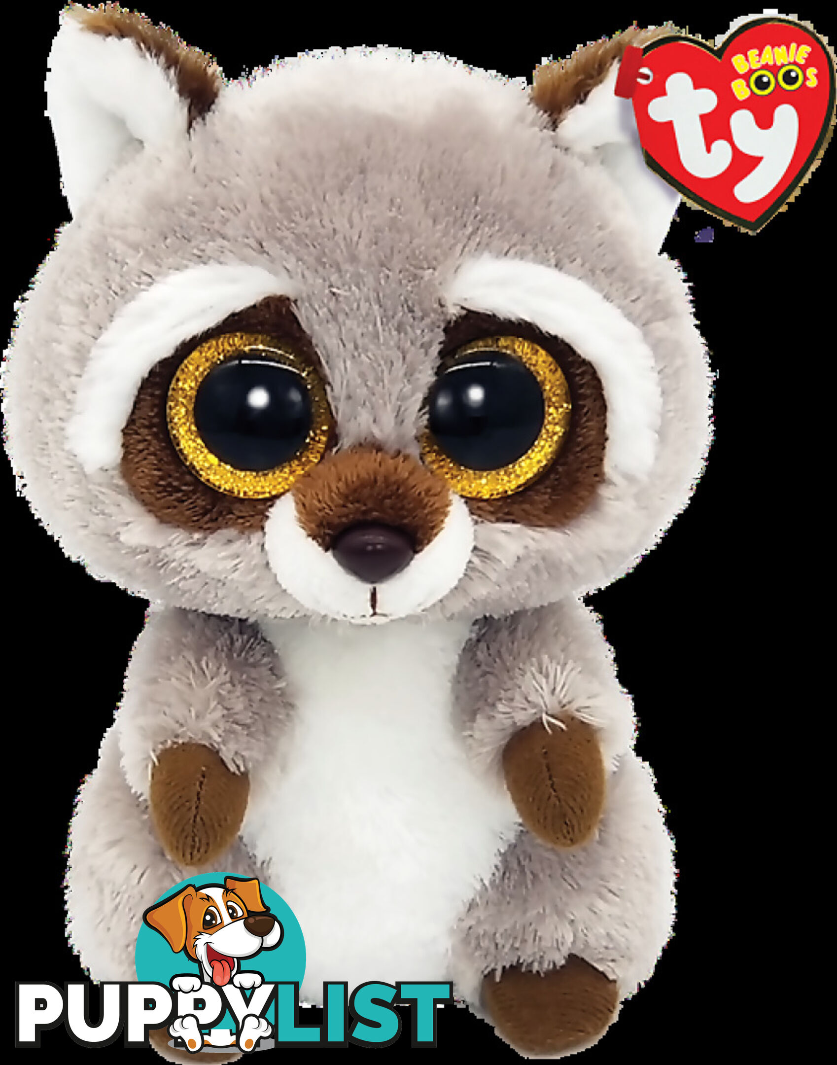 Ty - Beanie Boos - Oakie Brown Raccoon Small 15cm - Bg36375 - 008421363759