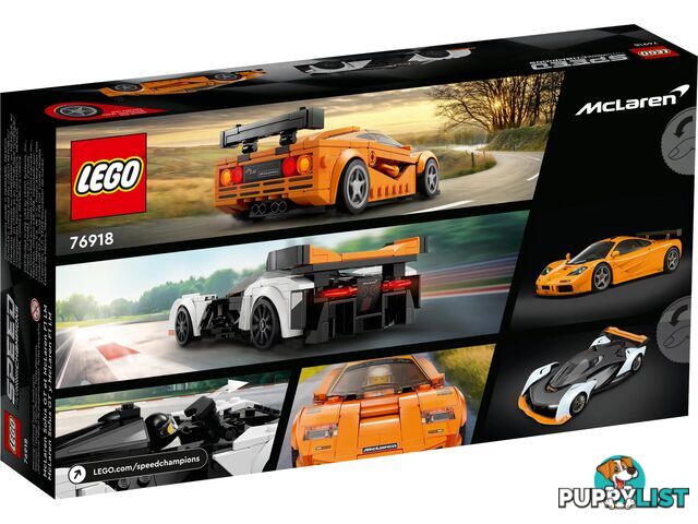 LEGO 76918 McLaren Solus GT & McLaren F1 LM - Speed Champions - 5702017424224