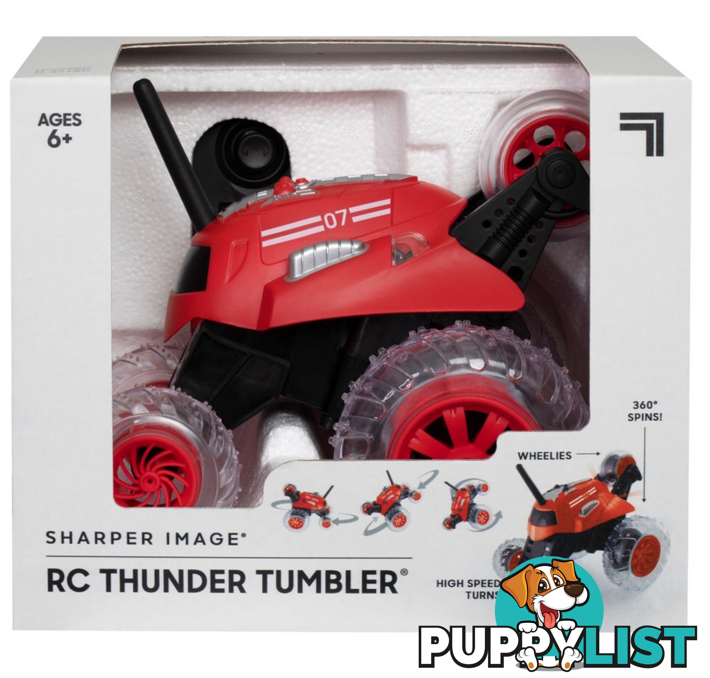 SHARPER IMAGE REMOTE CONTROL THUNDER TUMBLER - ART66367 - 4894088051216