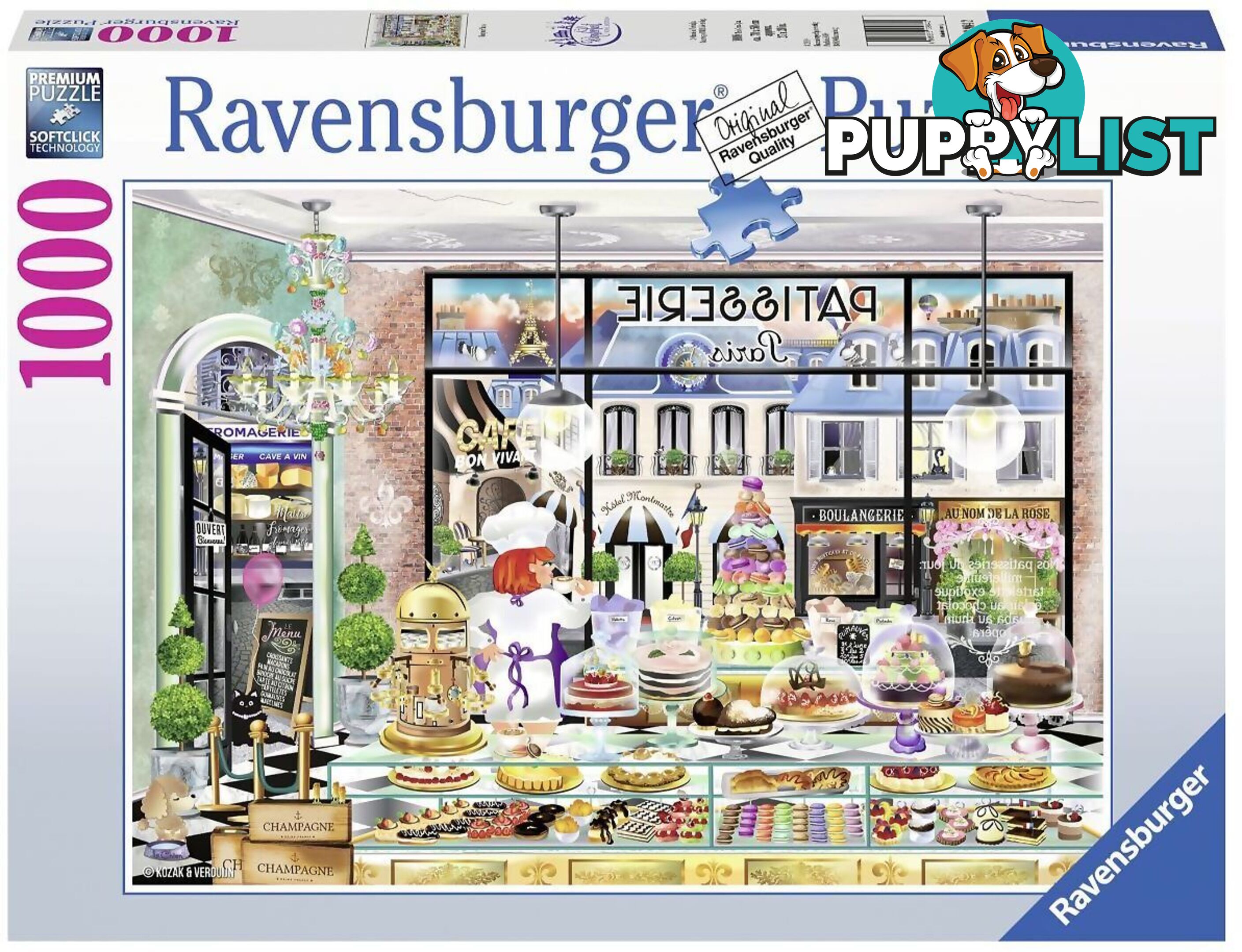 Ravensburger -wanderlust Good Morning Paris Jigsaw Puzzle 1000pc - Mdrb13984 - 4005556139842