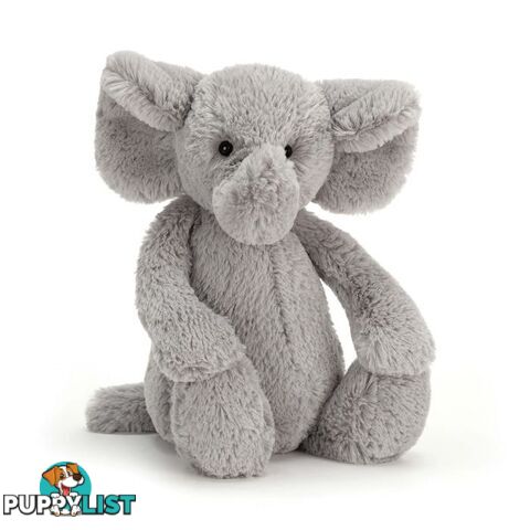 Jellycat Bashful Elephant Medium Grey 31x12x15cm   Bas3eg - 670983109436