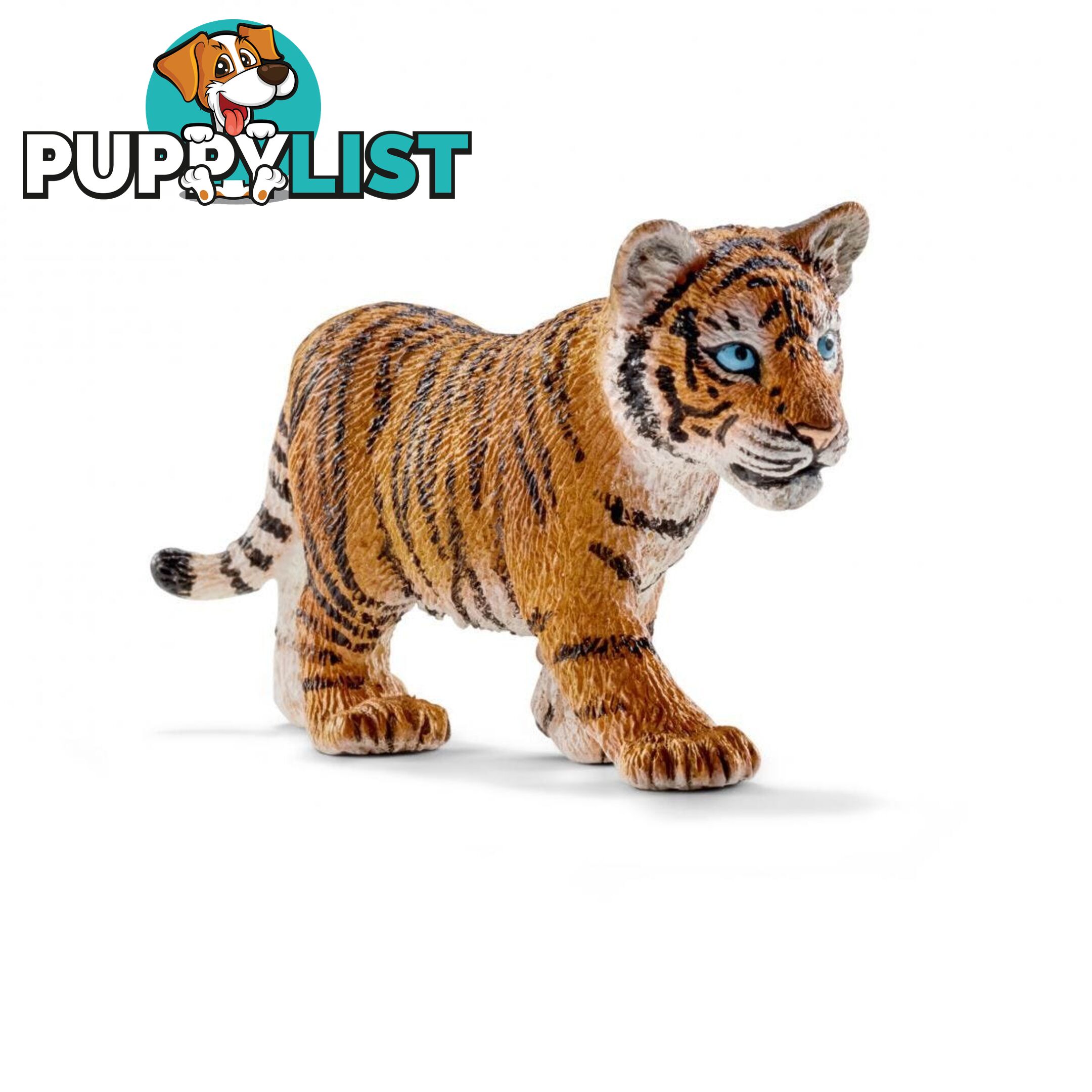 Schleich - Tiger Cub   Wildlife Animal Figurine Sc14730 - 4005086147300