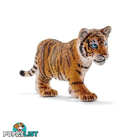 Schleich - Tiger Cub   Wildlife Animal Figurine Sc14730 - 4005086147300