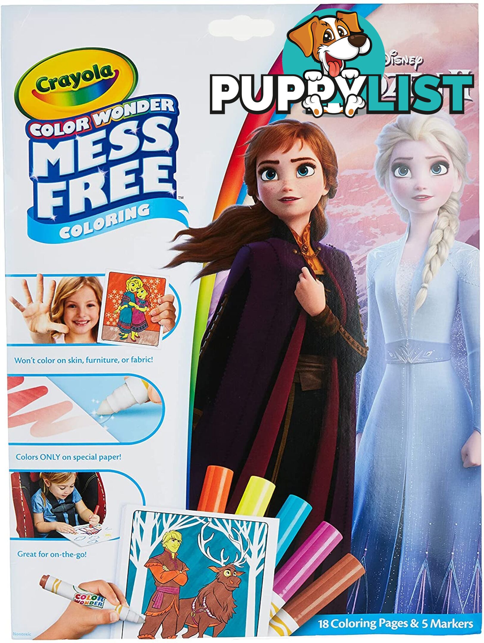 Crayola Frozen Color Wonder Set - Mess Free Markers Crayola 757002 - 71662470029