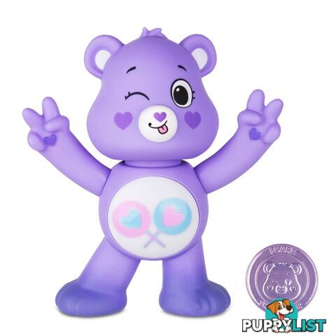 Care Bears - 5 Inch Interactive Figure - Share Bear - 50+ Reactions & Surprises! - Ages 4+ - Pr57781 - 885561220520