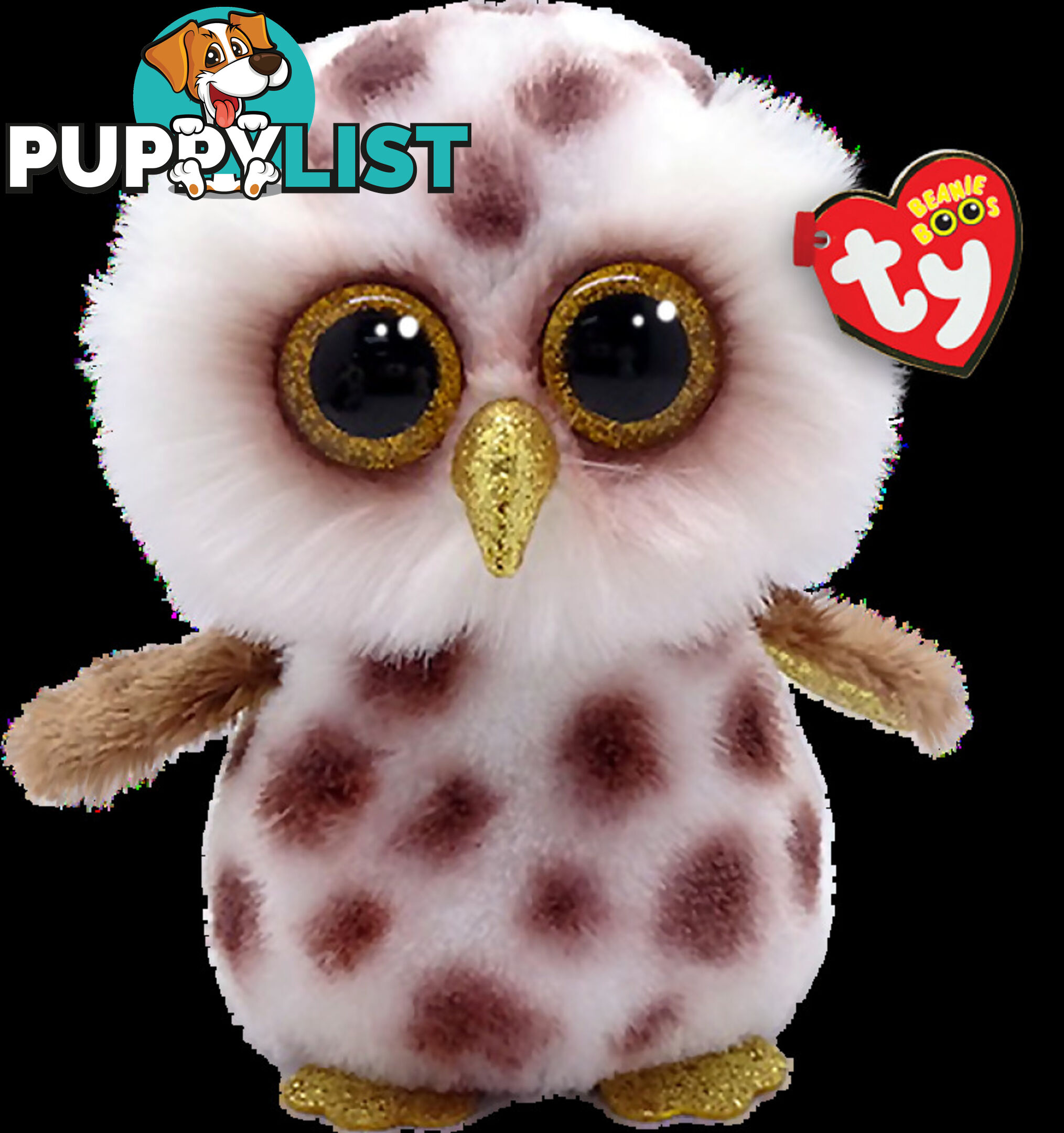 Ty - Beanie Boos - Whoolie Spotted Owl Small 15cm - Bg36574 - 008421365746