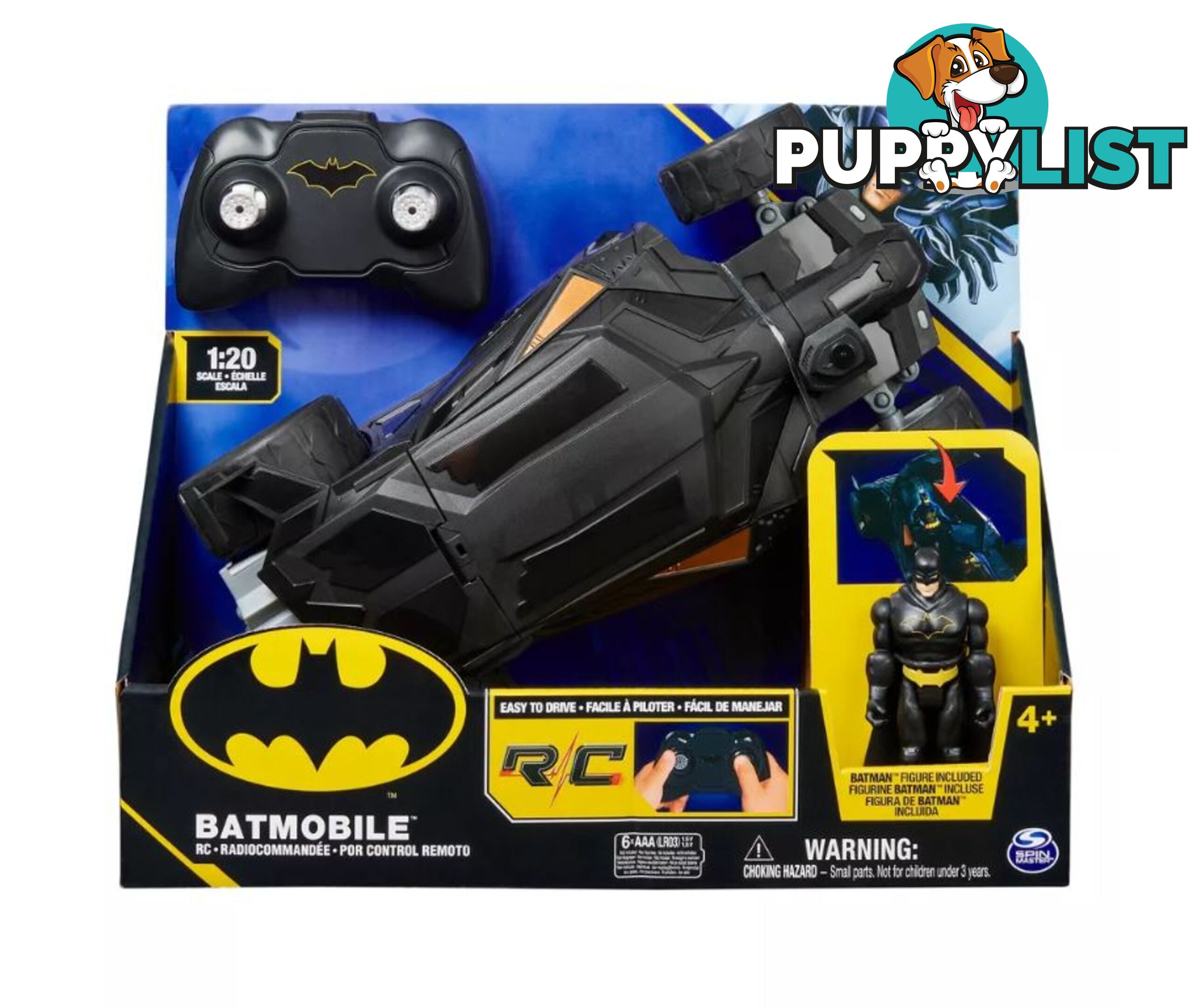 Dc Comics Batman 1:20 Batmobile Rc - Si6065425 - 778988347324