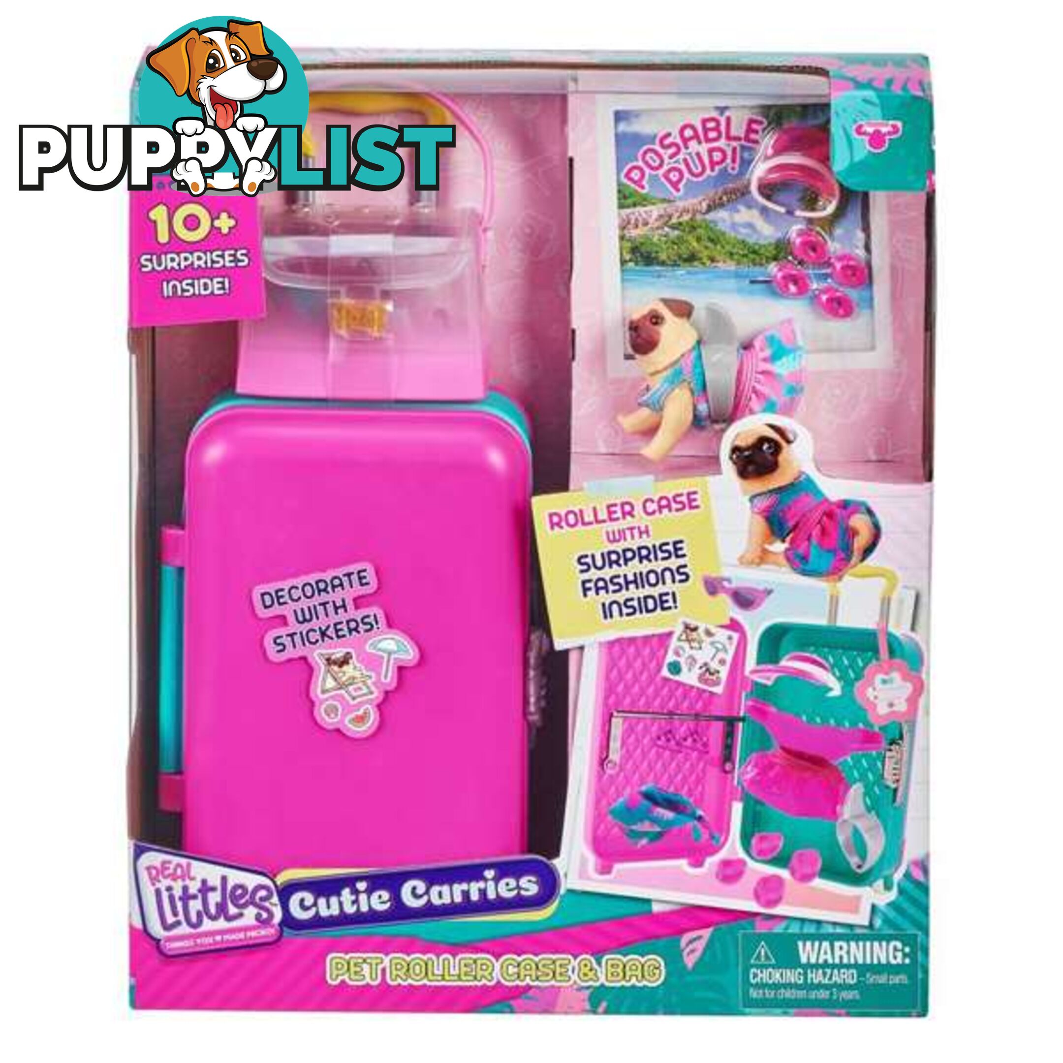 Real Littles - Cutie Carries Pet Roller Case And Bag - Mj25392 - 630996253922