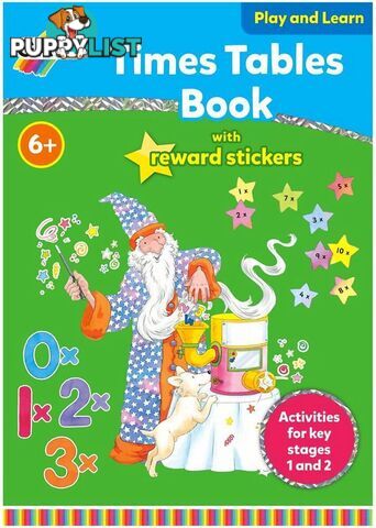 Galt - Times Tables Book With Gold Rewards Stickers - Mdgn3141 - 5011979324139