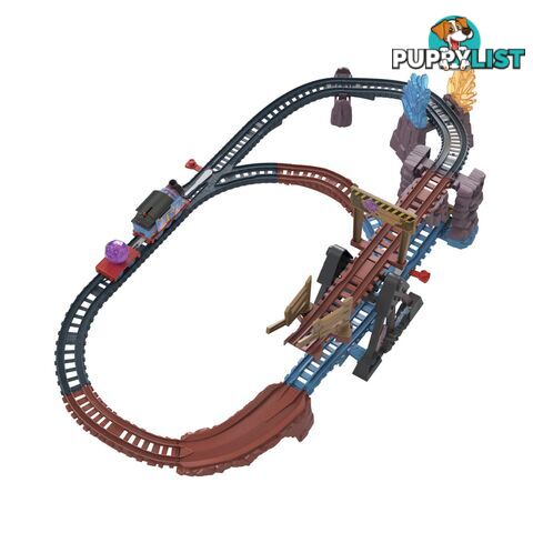 Thomas & Friends Crystal Caves Train Set With Motorized Thomas Toy Train And 8 Feet Of Track - Mahmc28 - 194735124039