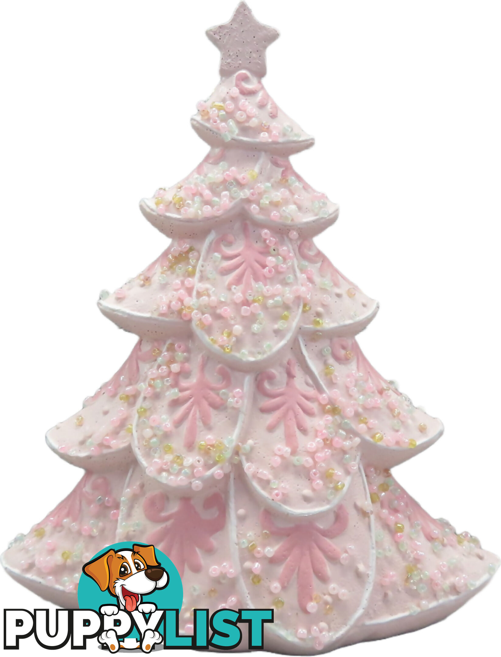 Cotton Candy - Pink Lolly Xmas Tree Ornamental - Ccxcd113 - 9353468020679