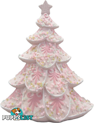 Cotton Candy - Pink Lolly Xmas Tree Ornamental - Ccxcd113 - 9353468020679