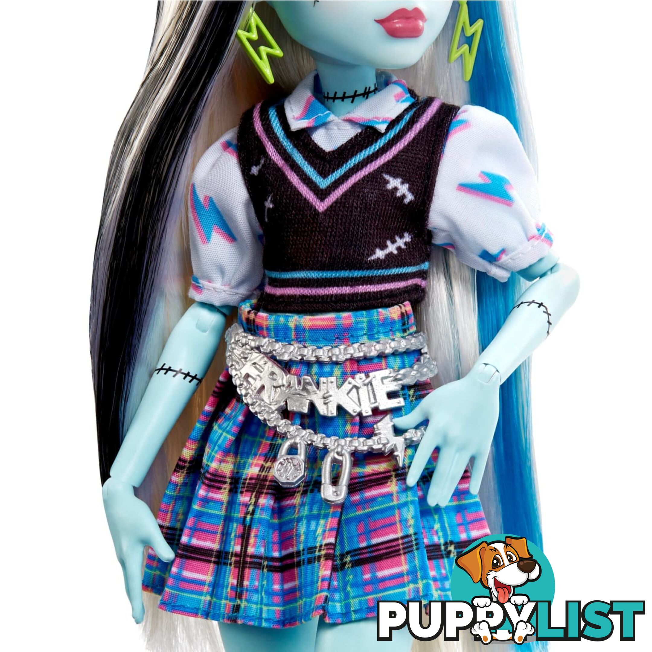 Monster High - Frankie Stein Doll With Pet And Accessories - Mahhk53 - 194735069781