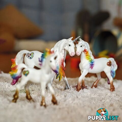 Schleich - Rainbow Love Unicorn Mare Figurine - Mdsc70726 - 4059433462189