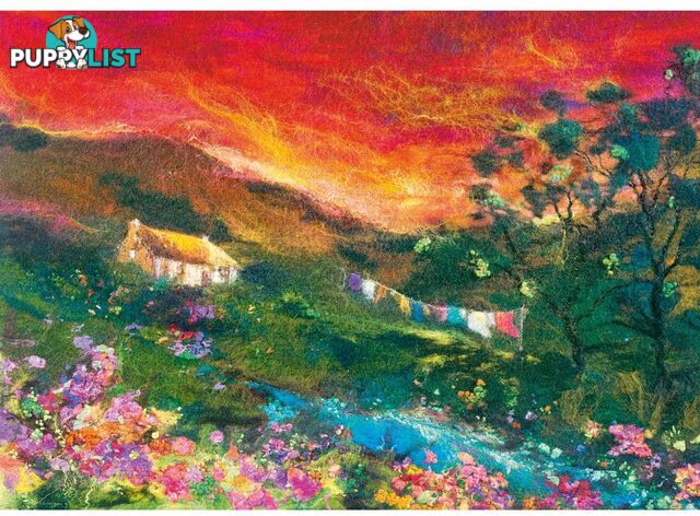 Heye - Felted Art Washing Line (1000 Pce) Jigsaw Puzzle Jdhey29916 - 4001689299163