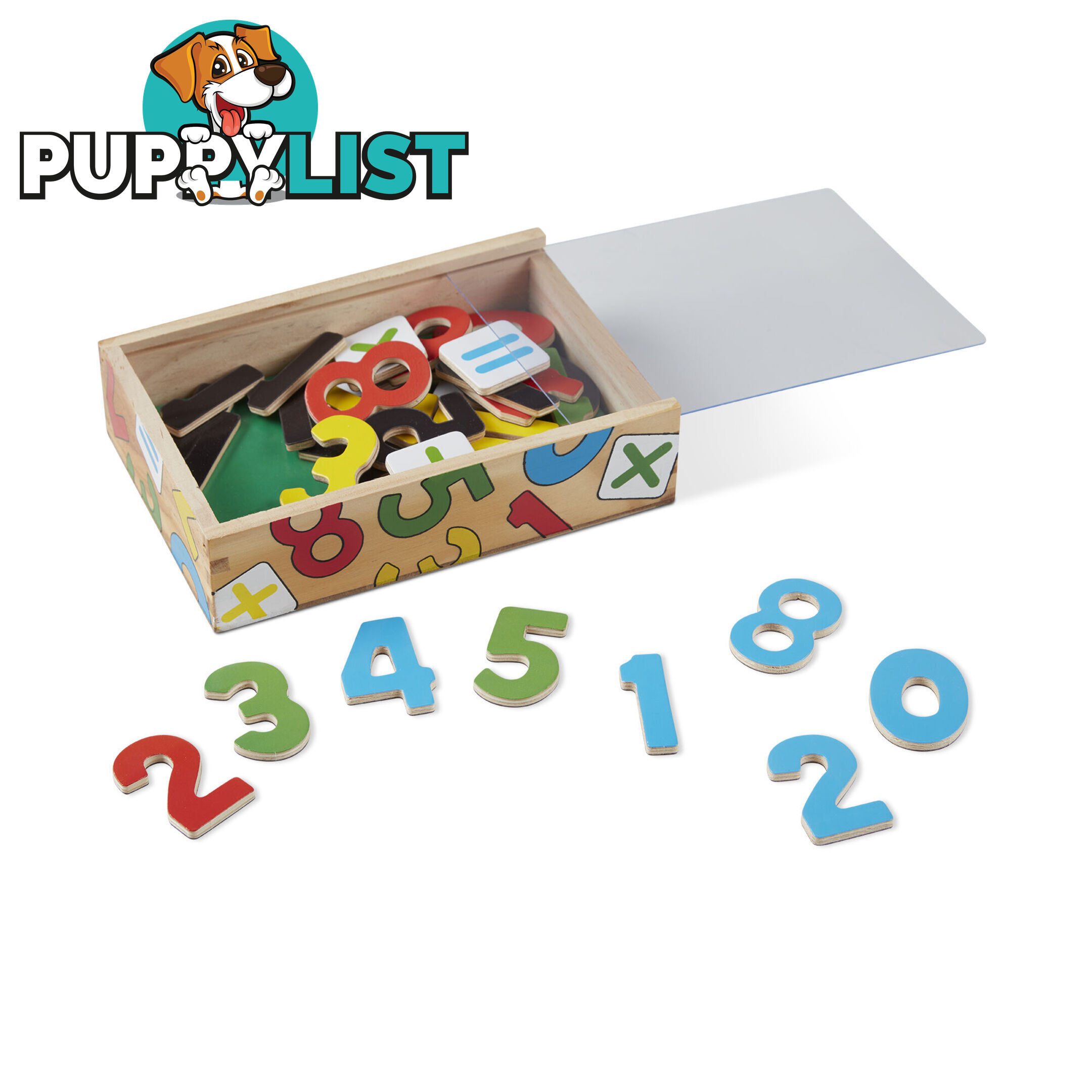 Melissa & Doug - Magnetic Wooden Numbers Mdmnd449 - 0000772004497