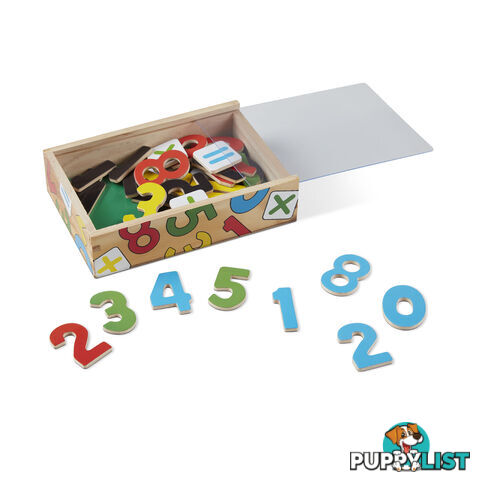 Melissa & Doug - Magnetic Wooden Numbers Mdmnd449 - 0000772004497