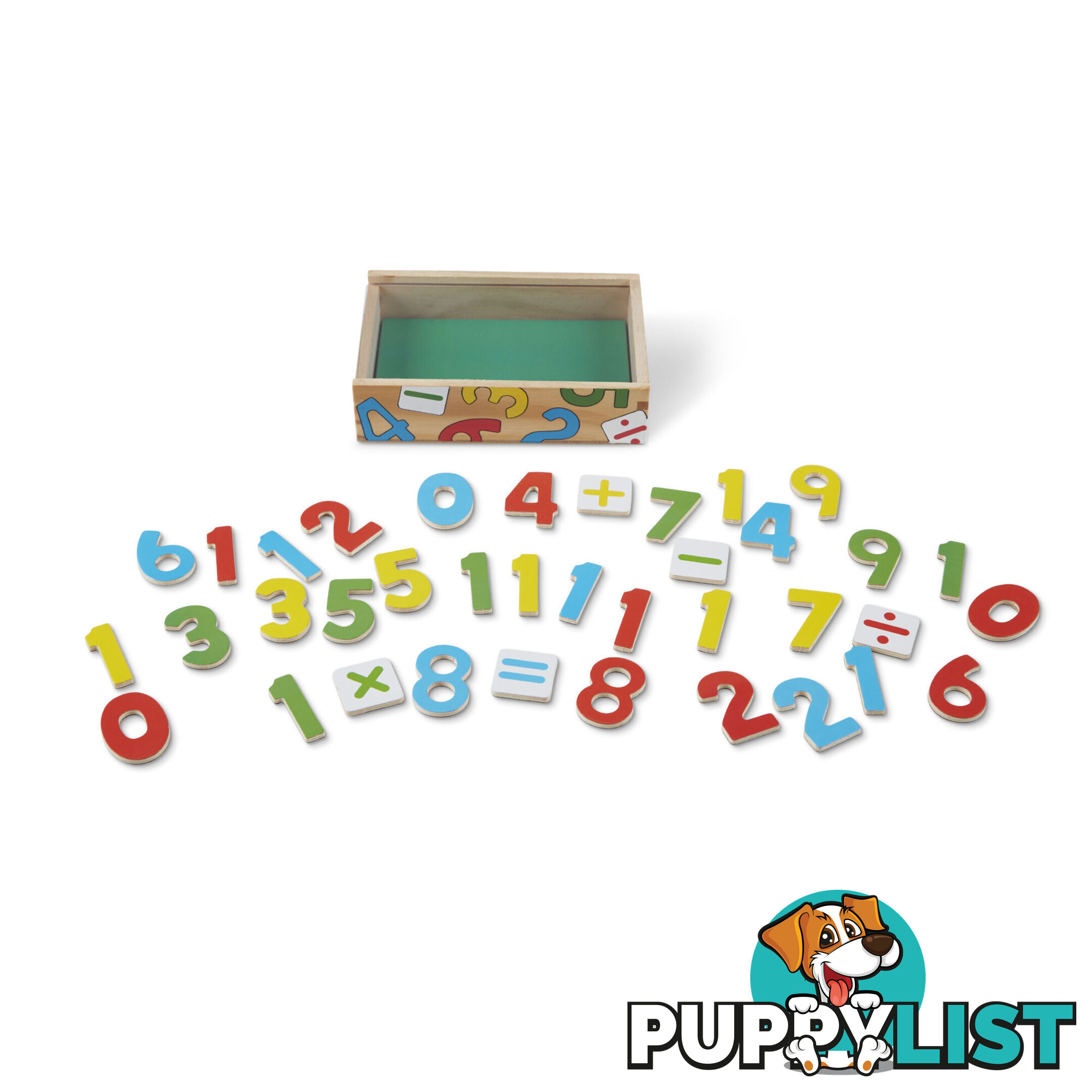 Melissa & Doug - Magnetic Wooden Numbers Mdmnd449 - 0000772004497