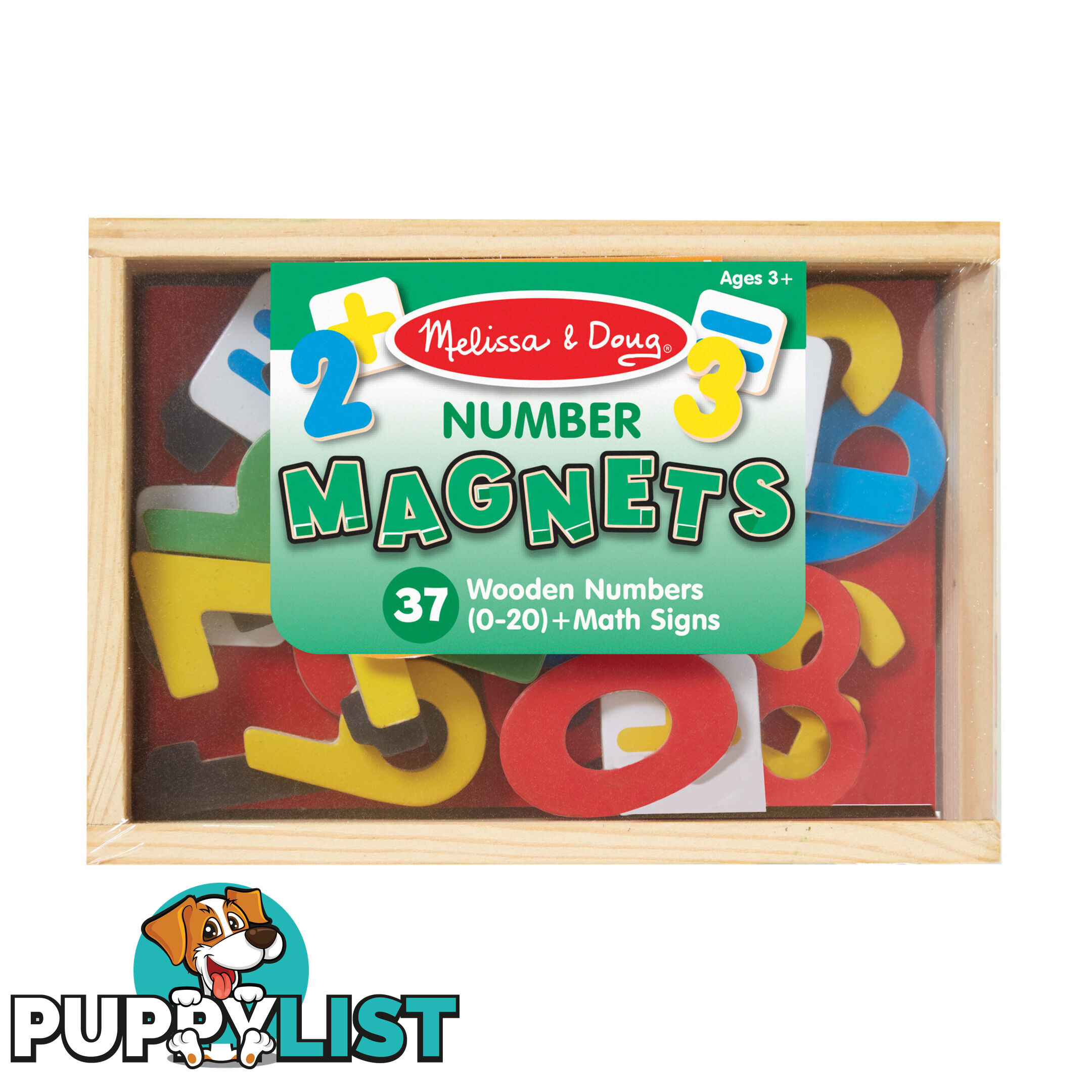 Melissa & Doug - Magnetic Wooden Numbers Mdmnd449 - 0000772004497