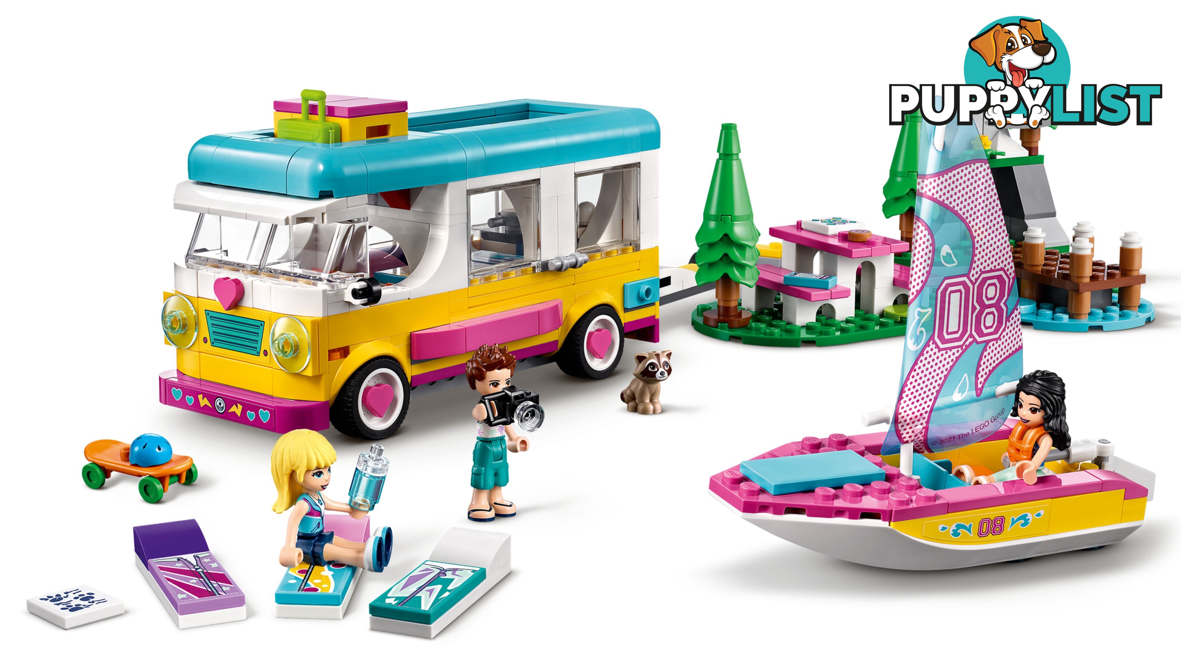 LEGO 41681 Forest Camper Van And Sailboat  - Friends - 5702016916157