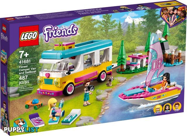 LEGO 41681 Forest Camper Van And Sailboat  - Friends - 5702016916157