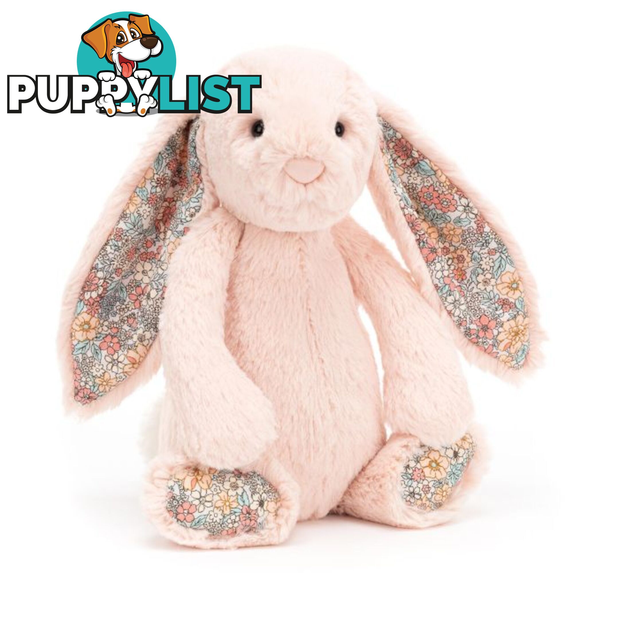 Jellycat Blossom Bashful Blush Bunny Medium Pink 31x12x15cm   Bl3blu - 670983119206