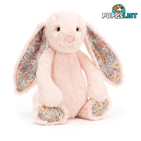 Jellycat Blossom Bashful Blush Bunny Medium Pink 31x12x15cm   Bl3blu - 670983119206