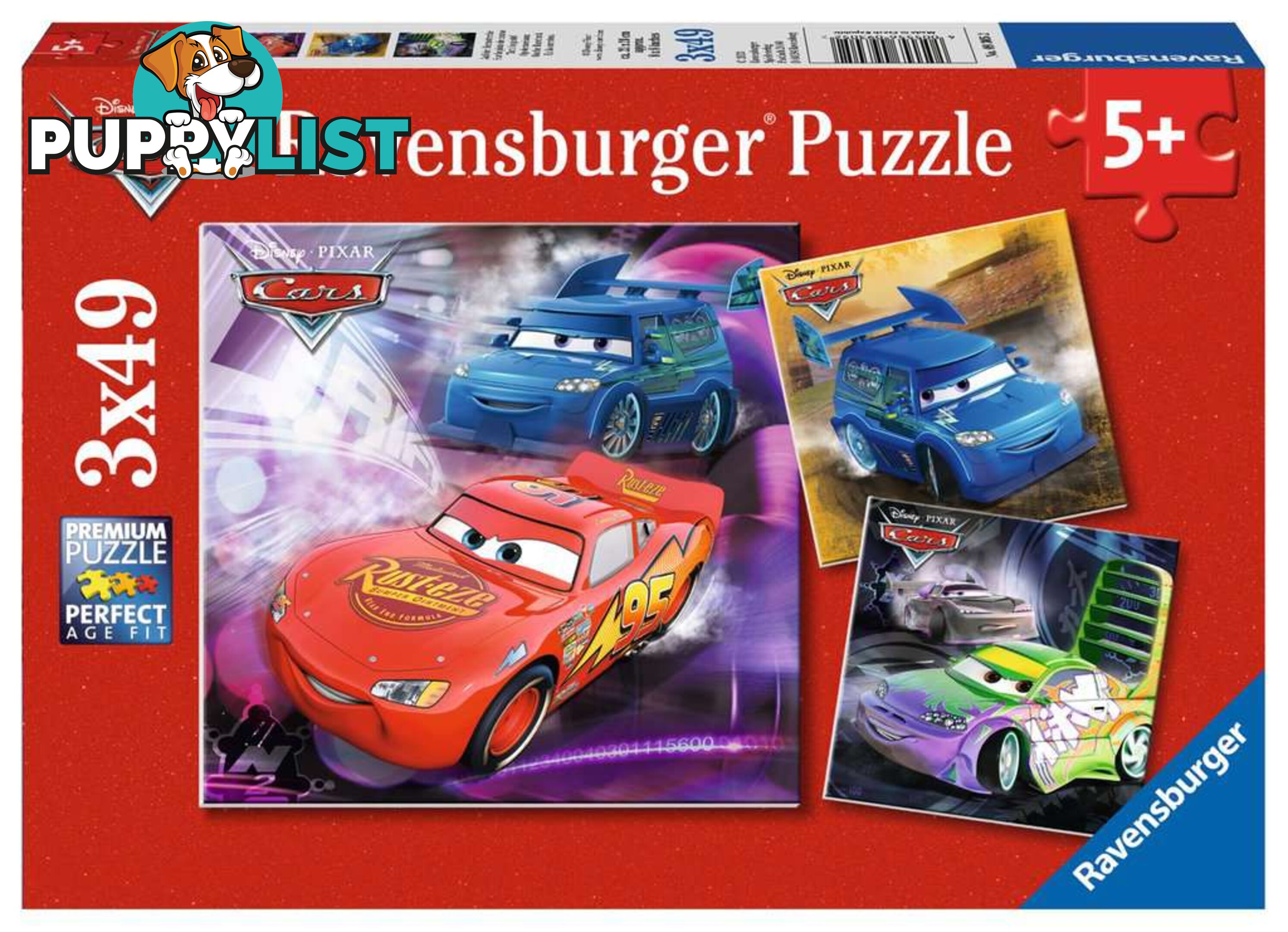 Ravensburger - Disney Cars Jigsaw Puzzle 3x49 Pieces Rb09305 - 4005556093052