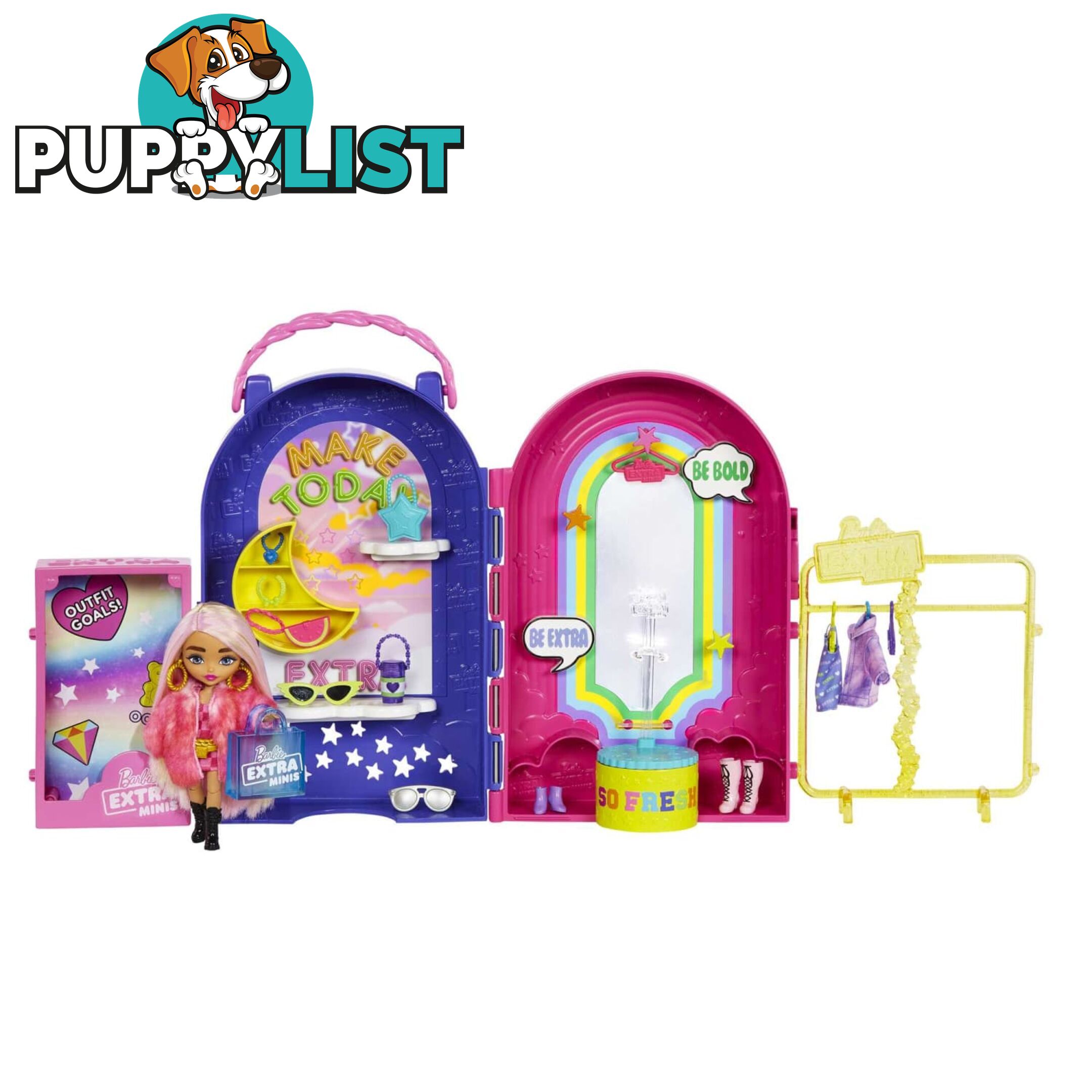 Barbie Mini Toys Barbie Extra Boutique Set With Doll And Accessories - Mahhn15 - 194735072576