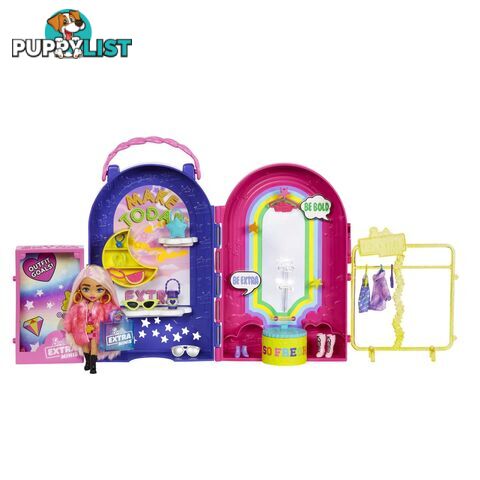 Barbie Mini Toys Barbie Extra Boutique Set With Doll And Accessories - Mahhn15 - 194735072576