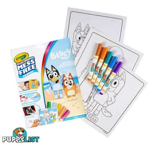 Crayola - Colour Wonder Mess Free Colouring Bluey - Bs752805 - 71662328054