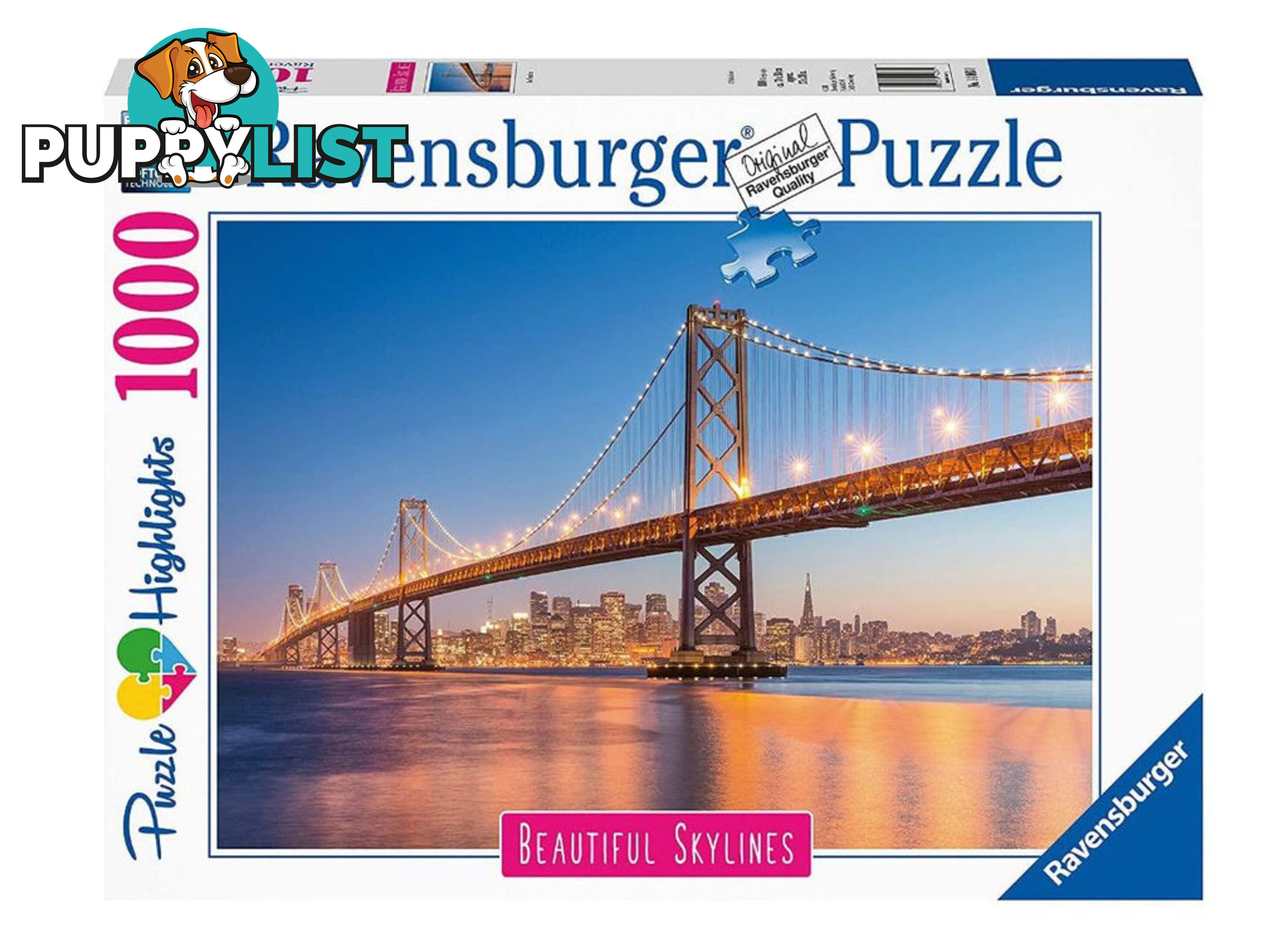 Ravensburger - San Francisco Jigsaw Puzzle 1000 Pieces - Mdrb14083 - 4005556140831