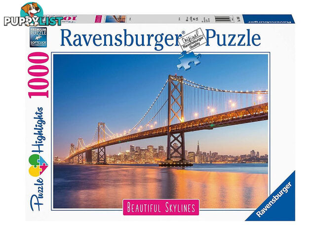 Ravensburger - San Francisco Jigsaw Puzzle 1000 Pieces - Mdrb14083 - 4005556140831