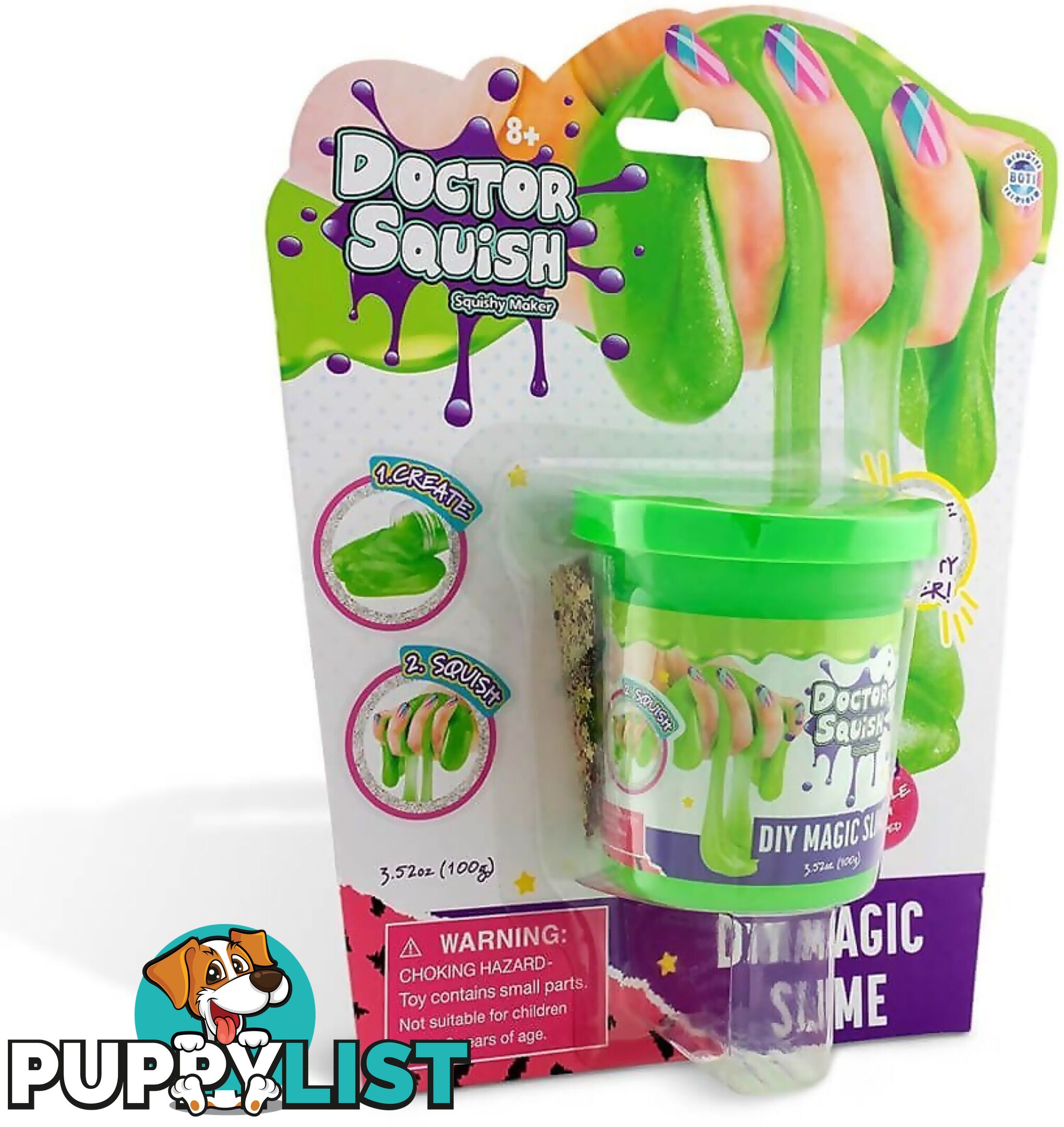 Doctor Squish Diy Magic Slime Green - Jsds38494 - 4897046473860