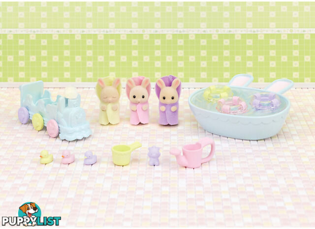 Sylvanian Families - Triplets Baby Bathtime Set - Mdsf5707 - 5054131057070