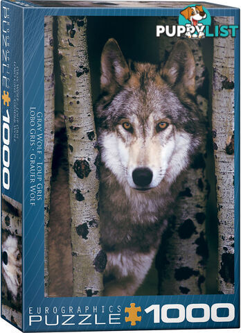 Eurographics - Gray Wolf - Jigsaw Puzzle 1000 Pieces Jdeur61244 - 628136612449