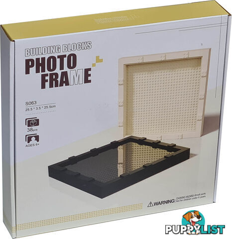 Building Blocks Photo Frame S063 - Cream White