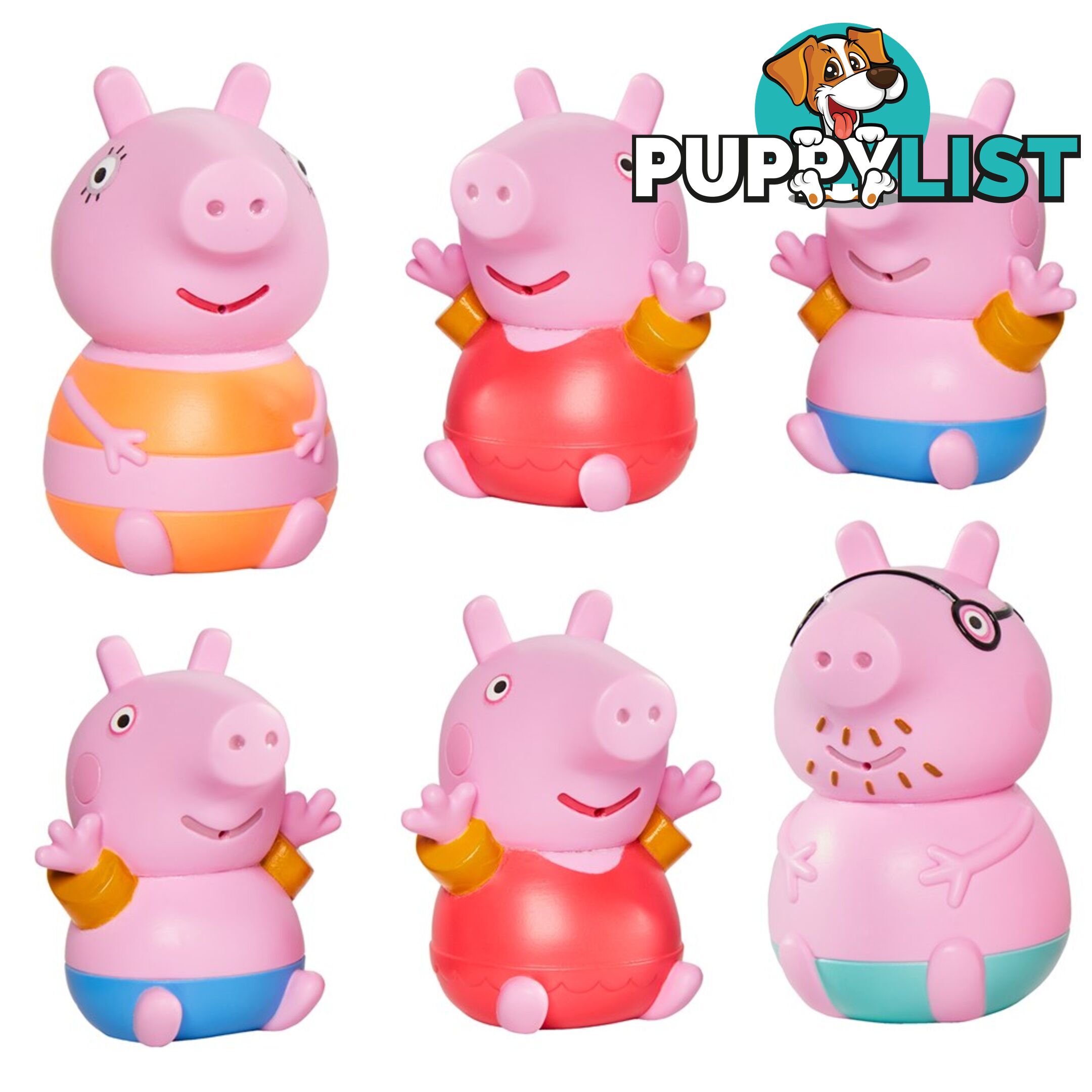 Peppa Pig - Squirters 3pk Assorted TOMY Lce73105c - 5011666731592