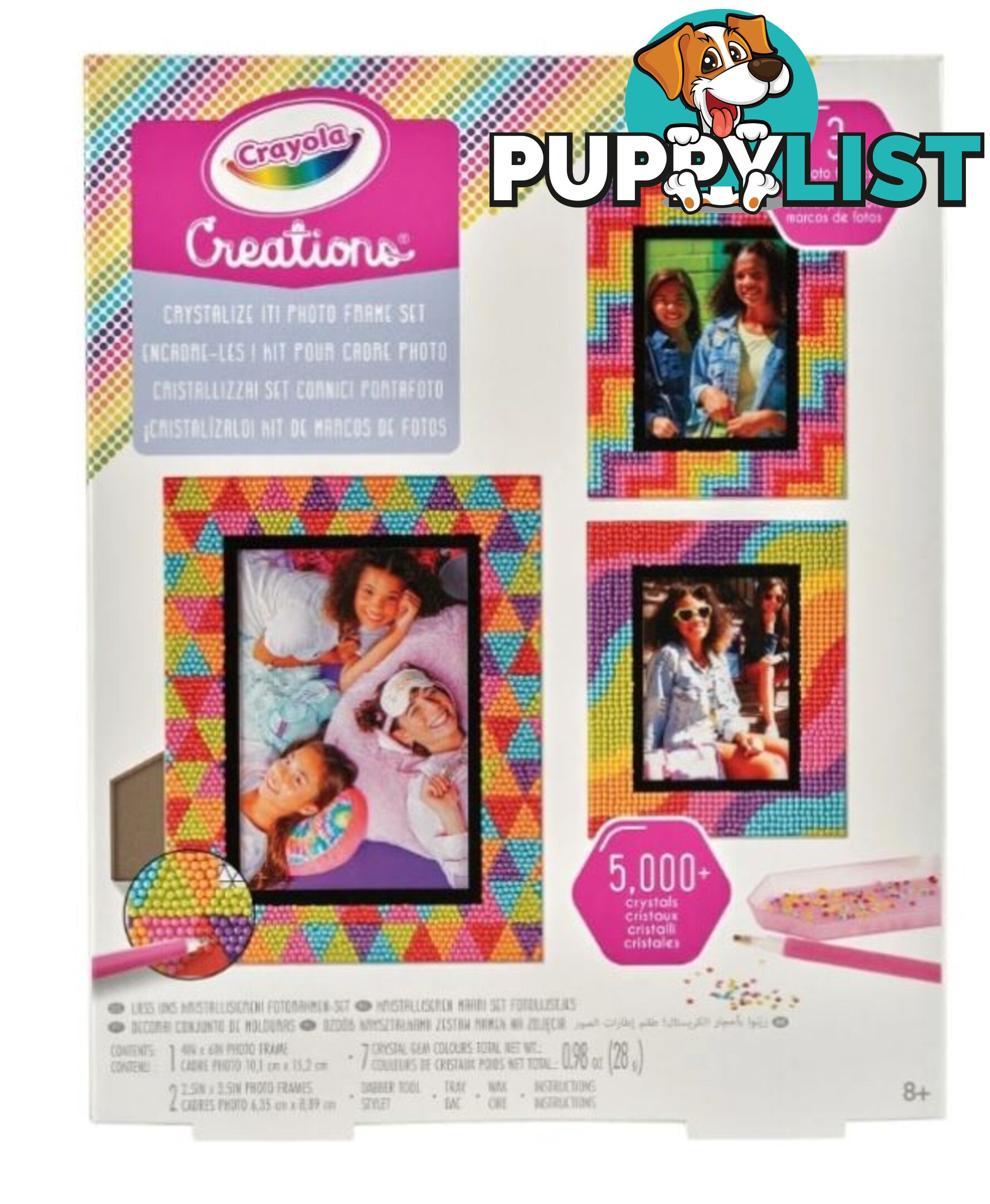 Crayola - Creations Crystalize It! Photo Frame Set - Bs042916 - 071662129163