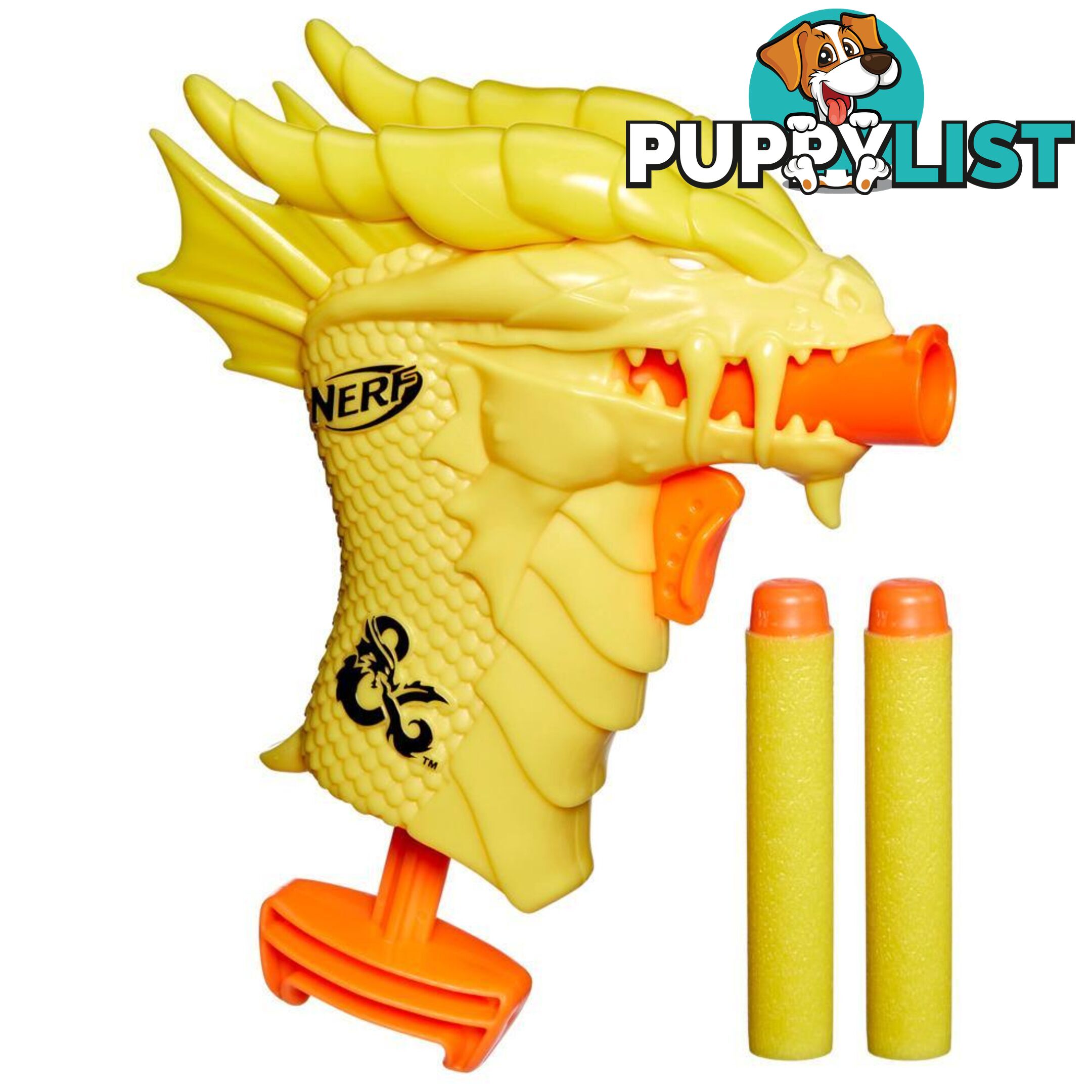 Nerf Microshots Dungeons & Dragons Palarandusk Blaster And 2 Nerf Elite 2.0 Darts - Hbf6273cu01 - 195166217765